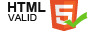 Valid HTML5